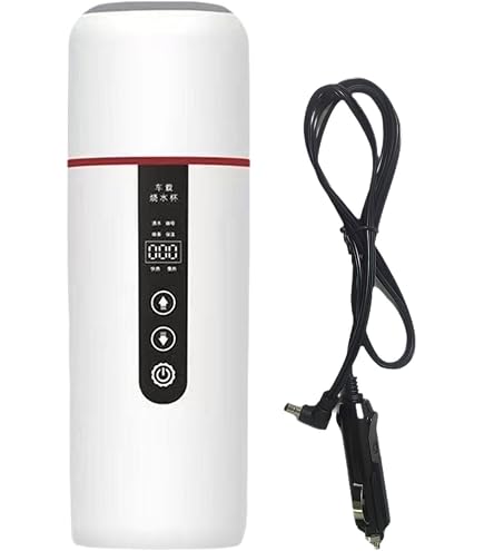 Amazon.co.jp: 車載電気ケトル 電気ケトル 304ステンレス鋼 DC12V/24V